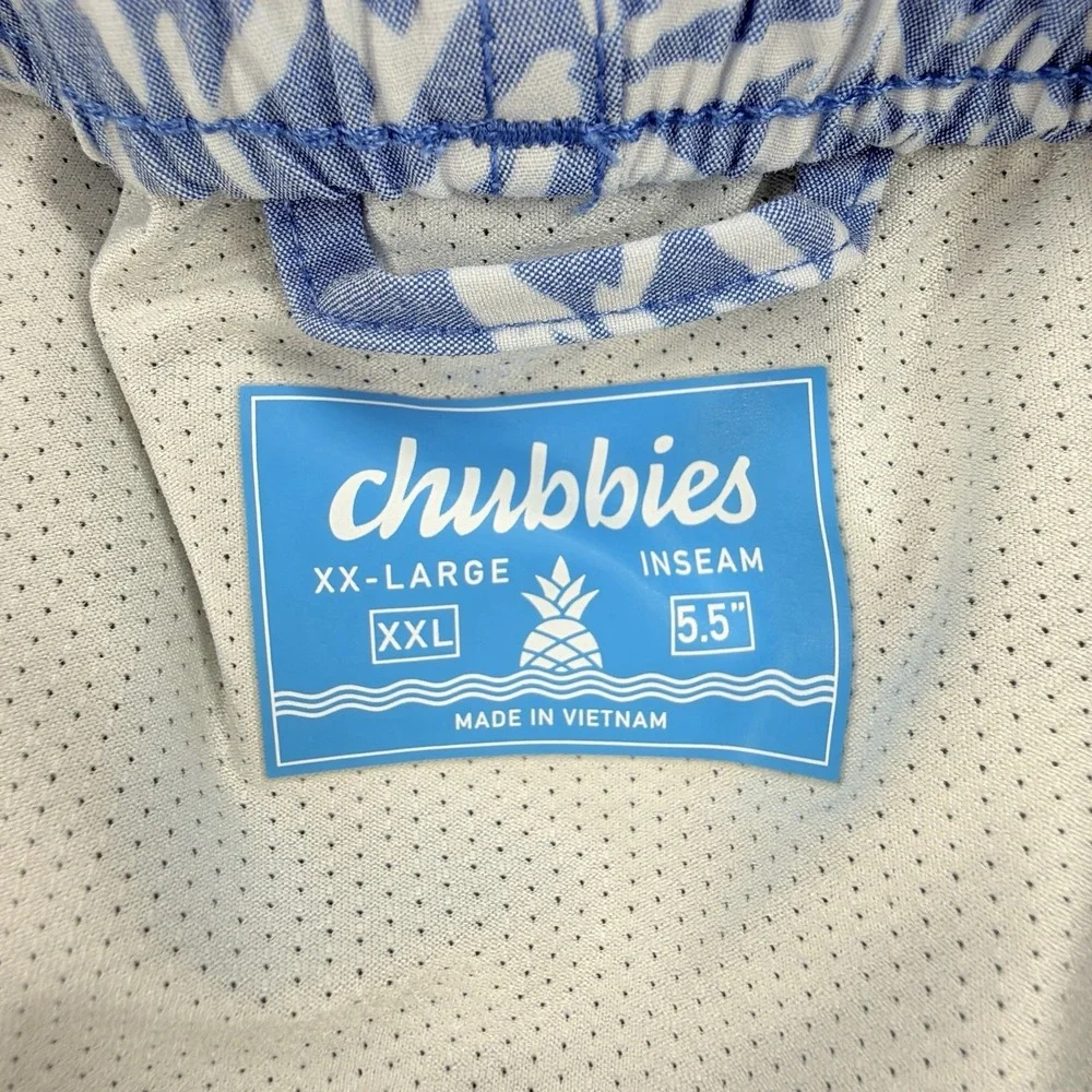 Chubbies Pineapple Swim Trunks Shorts XXL 5.5